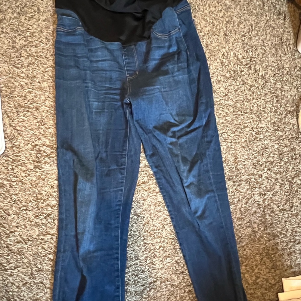 Women's Maternity Blue Denim Jeans